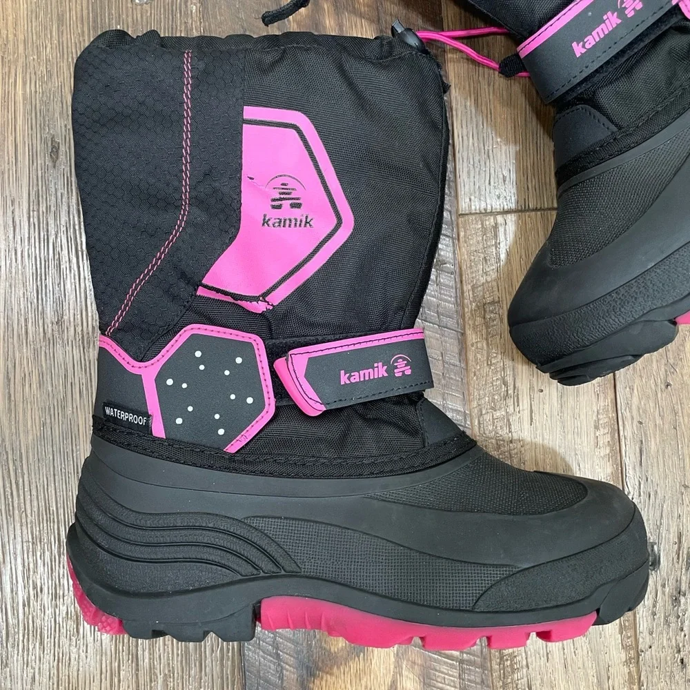 Kamik winter snow waterproof boots girl 5